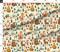 Animals Holiday Christmas Winter Kids Novelty Festive Scandinavian Ski Mittens Ski Lift Mountains Penguin Fox Bear Hot Cocoa Winter Trees Custom Printed Fabric by Spoonflower Various Fabrics by the Yard or Fat Quarter